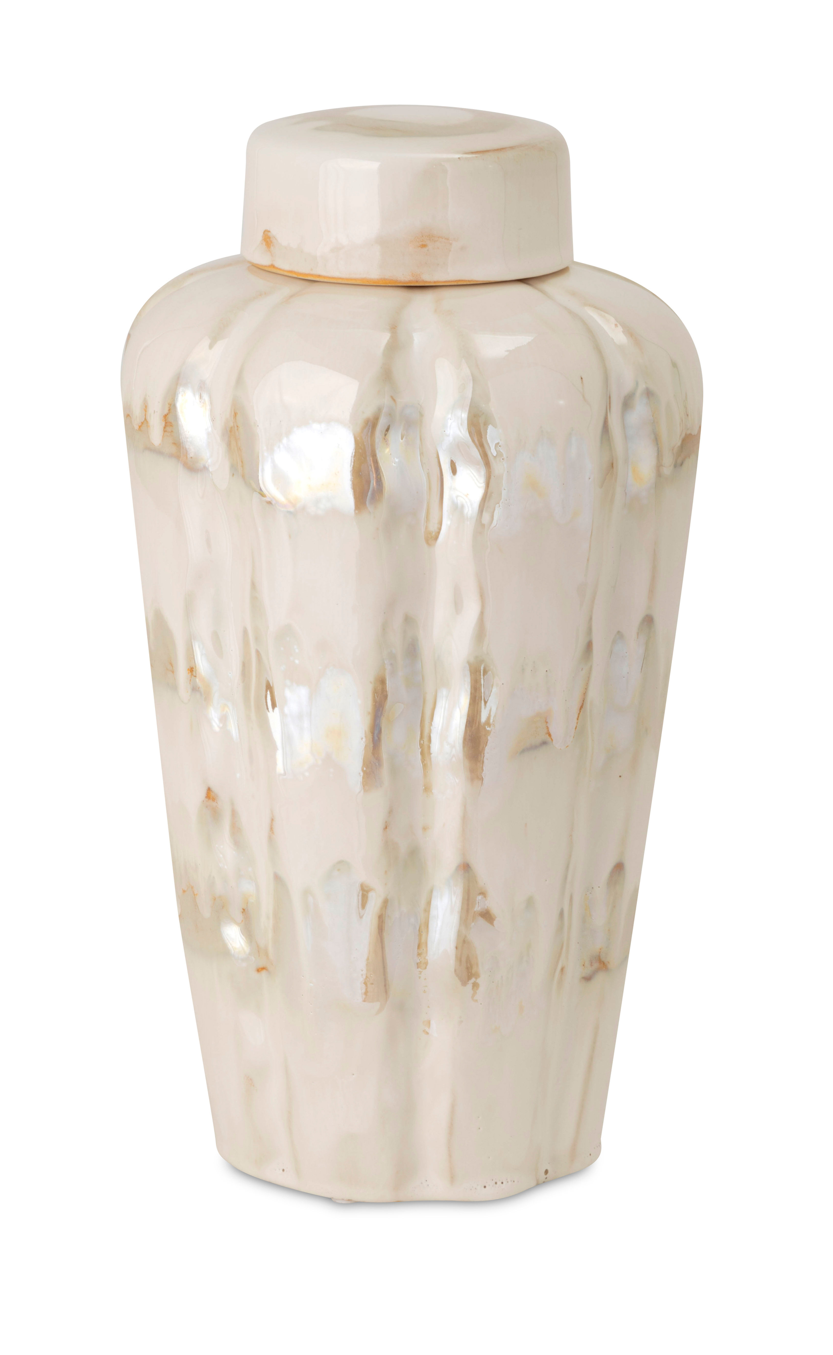 BLAISE LIDDED CERAMIC JAR-SMALL