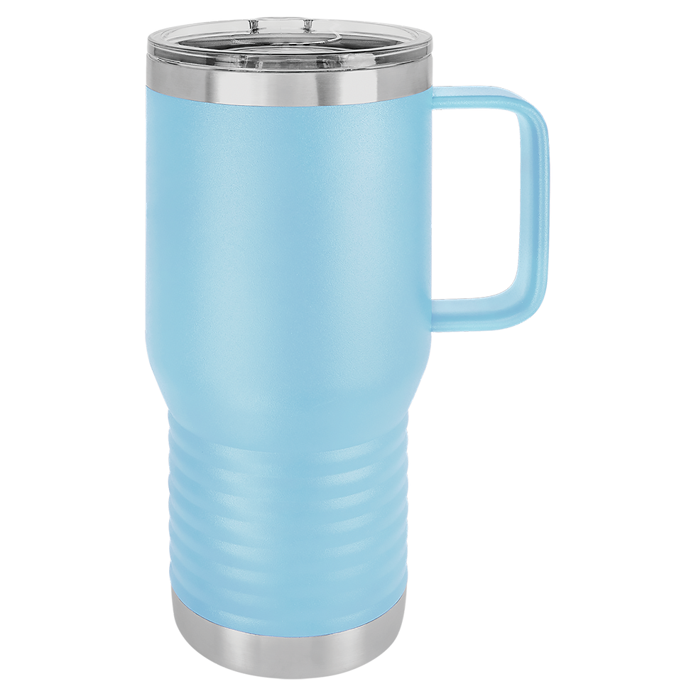 Thumbnail: Laser Engraved 20 oz. Stainless Steel Travel Mug