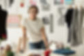 Portrait of confident fashion clothing d
