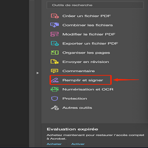 Guide pour la signature du formulaire D’ADMISSION