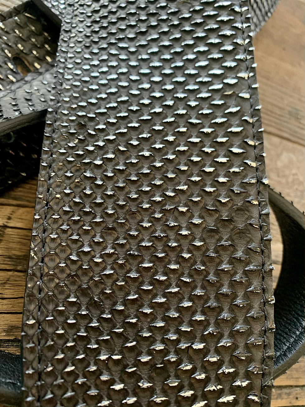 Thumbnail: Black & Silver Python Back Scales