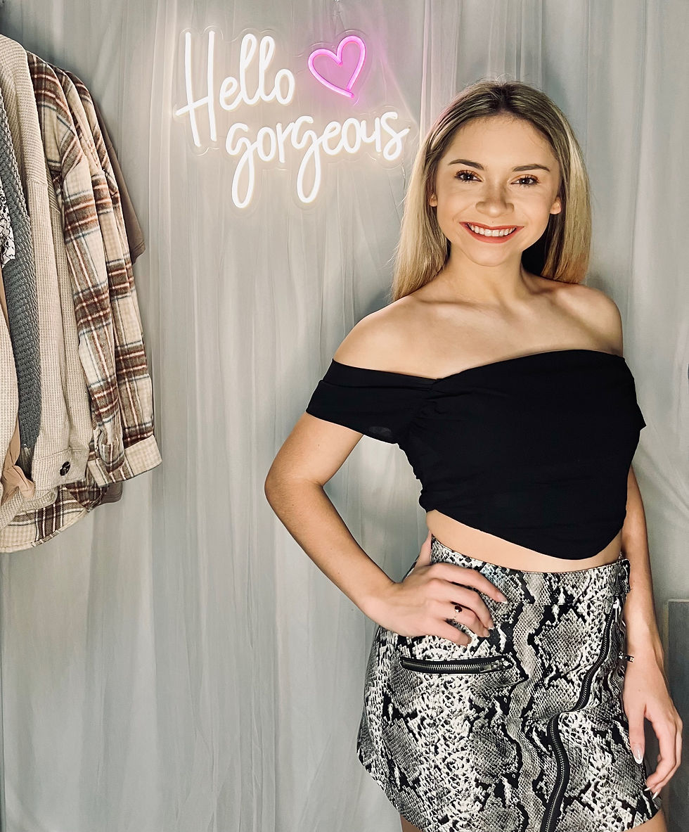 Thumbnail: Black Off Shoulder Crop