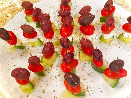 Greek Salad Skewers