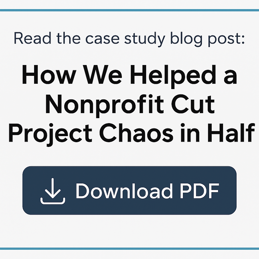 nonprofit project management