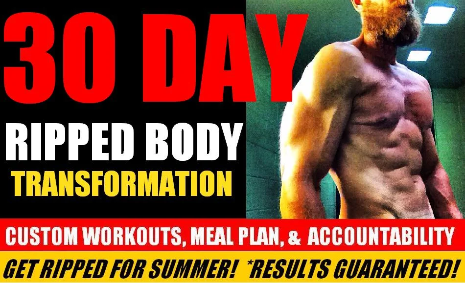 30 Day Mens Ripped Body Bodyweightviking