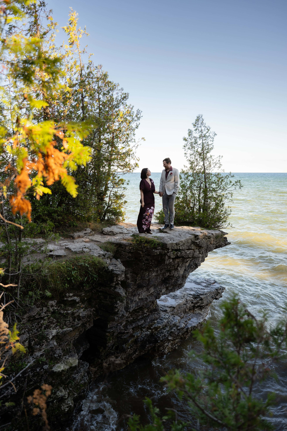 Cave Point County Park Elopement
