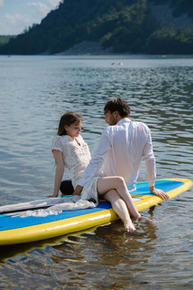 Devil's Lake Paddle Boarding Elopement
