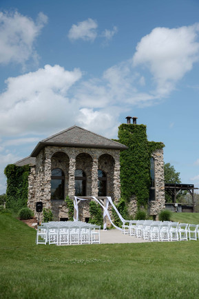 Castle vineyard wedding
