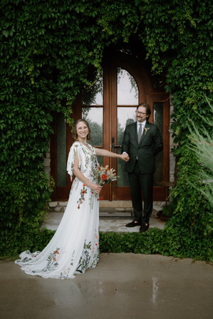 Castle vineyard wedding