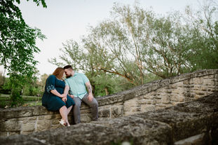 Summer Engagement Photos at Tenney Park