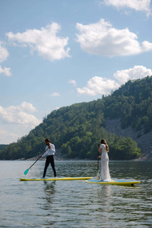 Devil's Lake Paddle Boarding Elopement