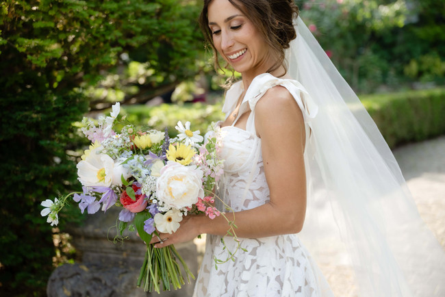 period garden park wedding