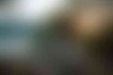 bride and groom at devils lake east bluff trail at sunset