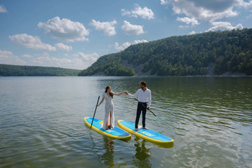 Devil's Lake Paddle Boarding Elopement