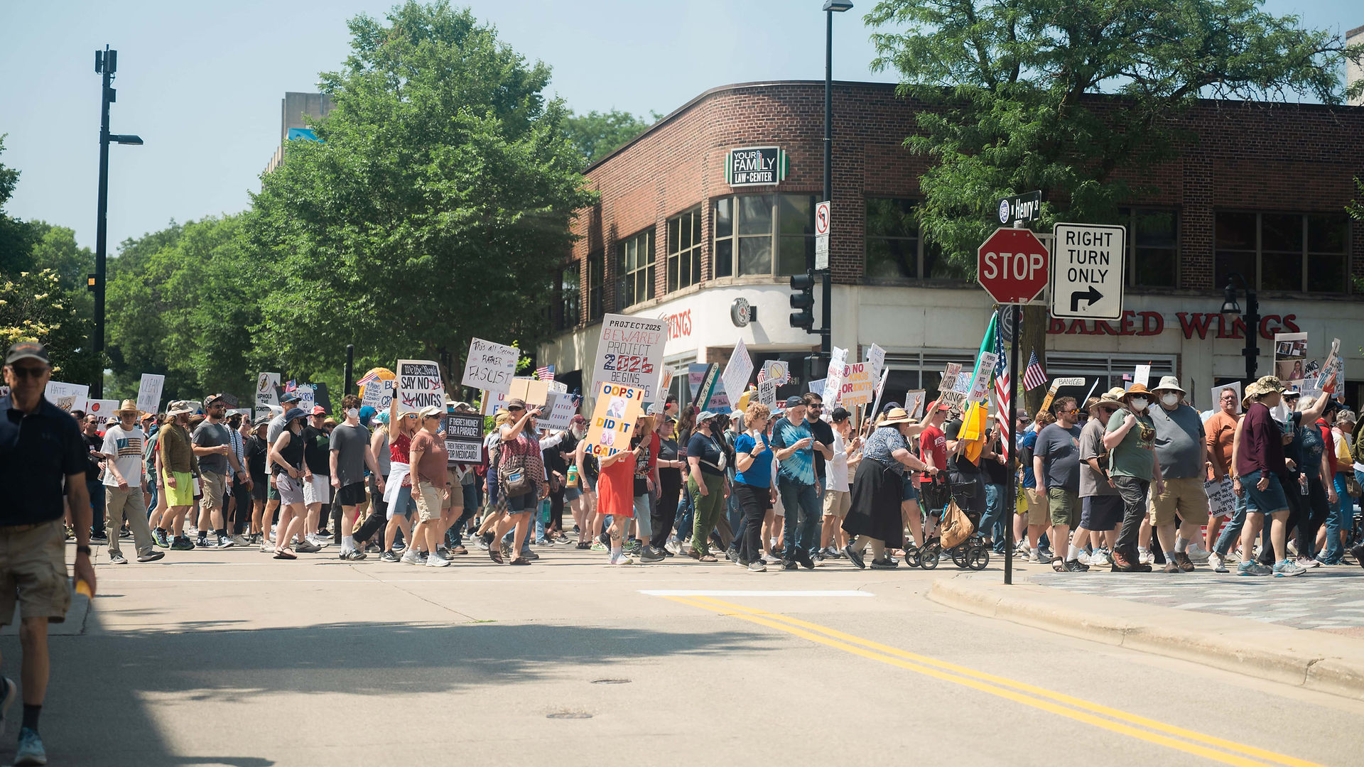 no kings rally madison wisconsin june 14 2025