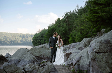 bride and groom devils lake