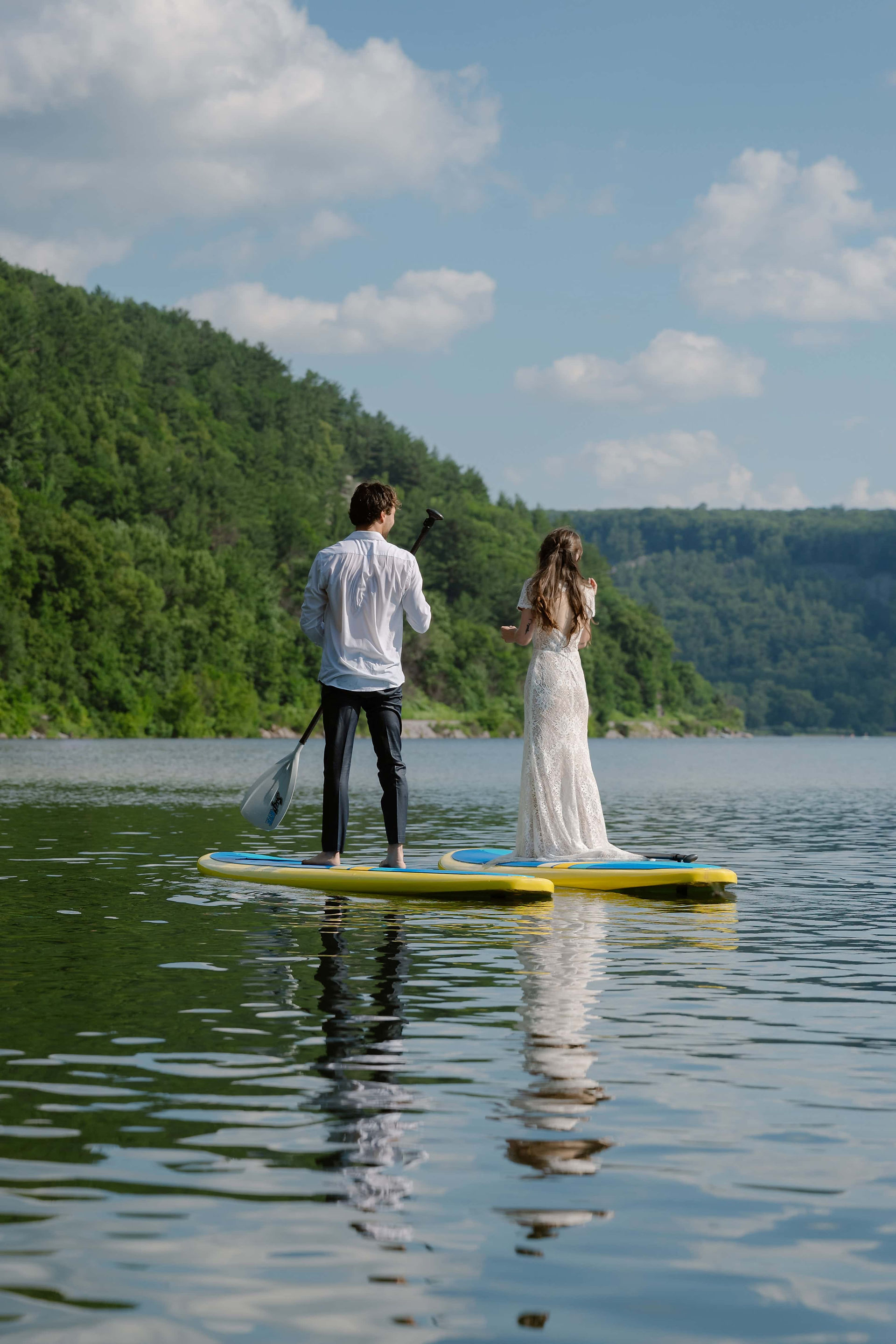 Devil's Lake Paddle Boarding Elopement