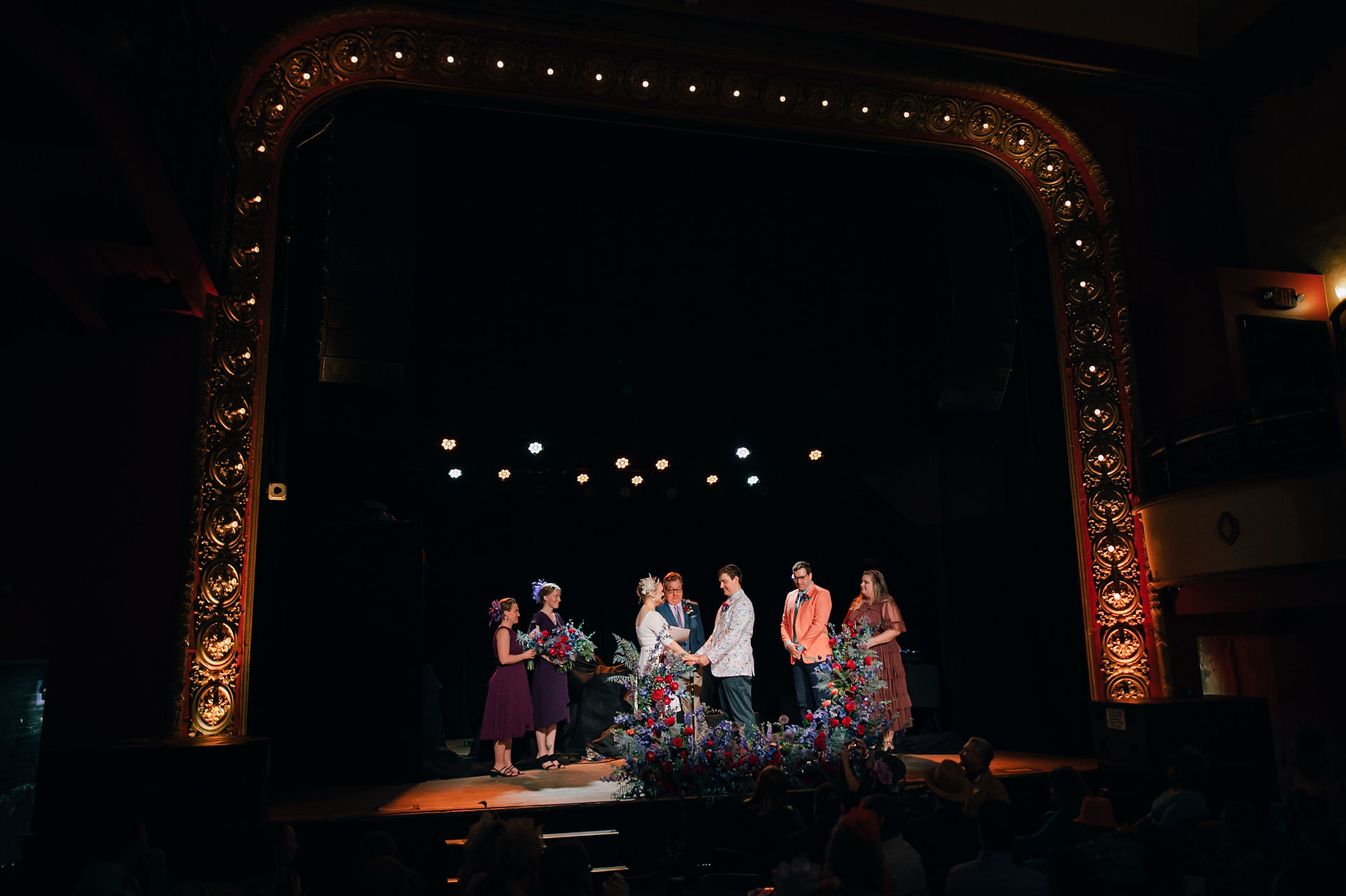 Majestic Theatre Wedding Madison Wisconsin