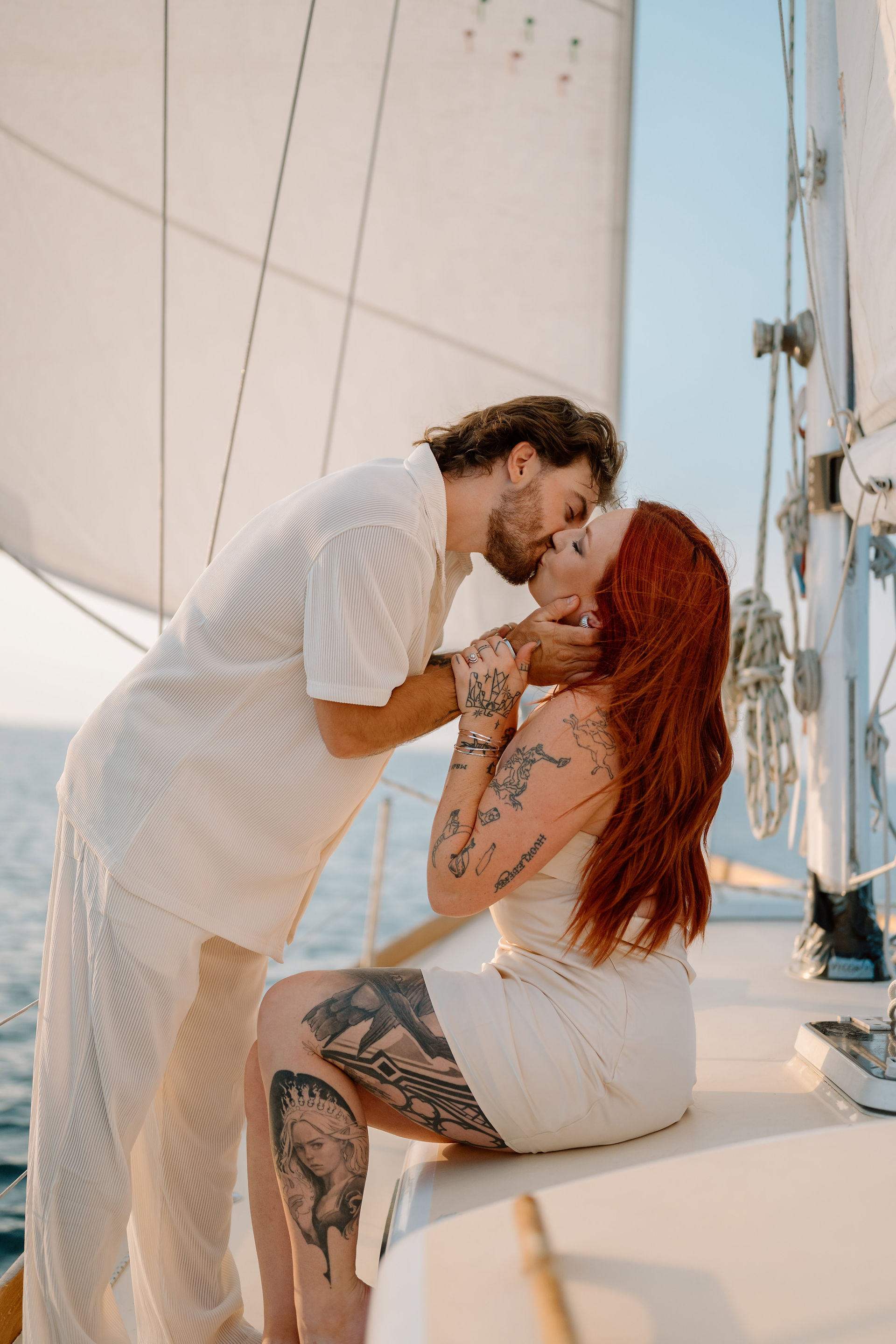Door County Elopement on a Sailboat