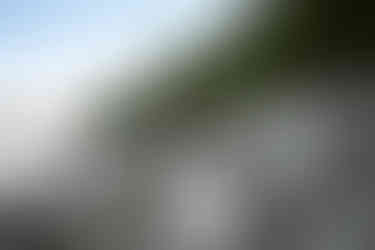 bride and groom on tumbled rocks trail devils lake