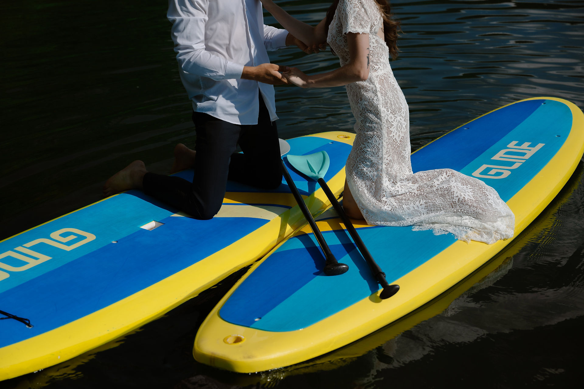 Devil's Lake Paddle Boarding Elopement