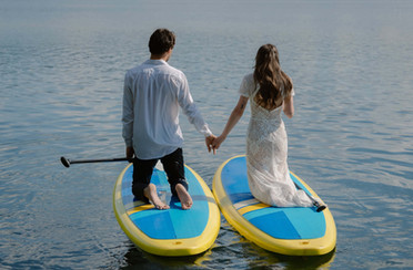Devil's Lake Paddle Boarding Elopement