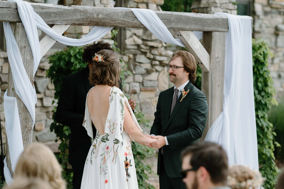 Castle vineyard wedding