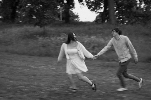 olin park engagement photos