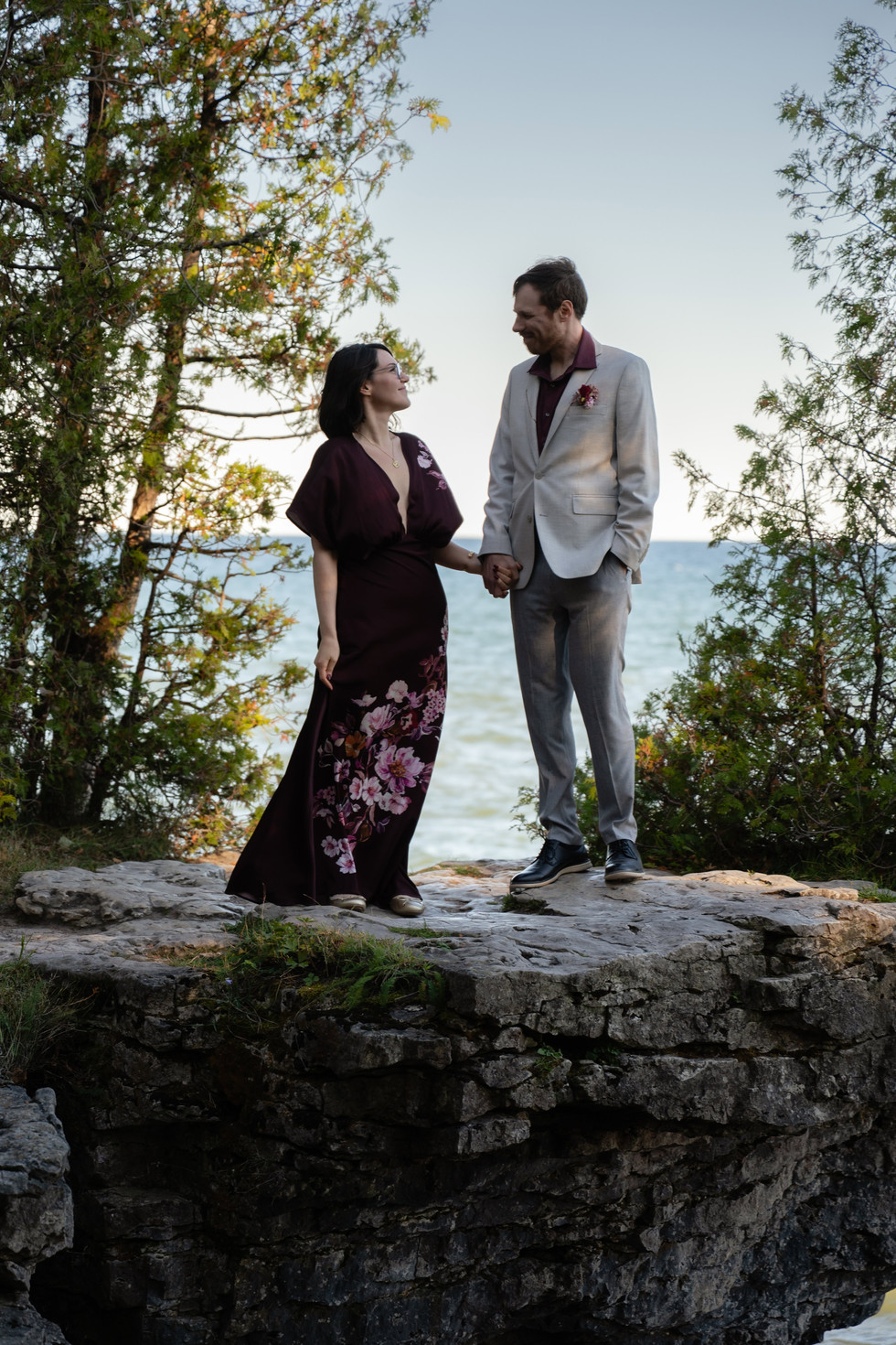 Cave Point County Park Elopement