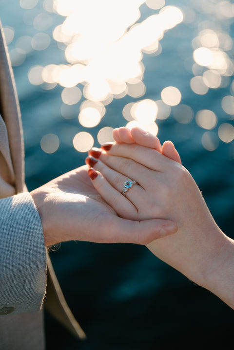 door county engagement photos