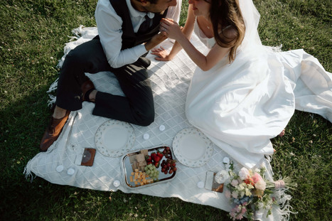 devils lake elopement picnic