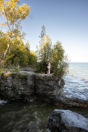 Cave Point County Park Elopement