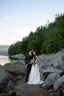 bride and groom devils lake