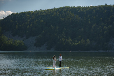 Devil's Lake Paddle Boarding Elopement