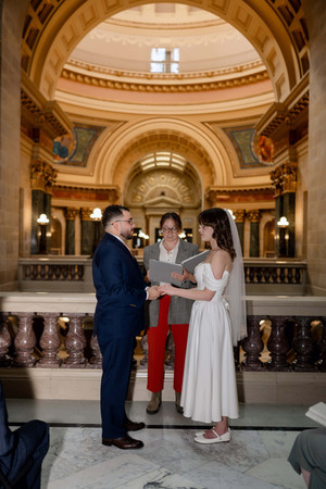 Wisconsin Capitol Elopement ceremony