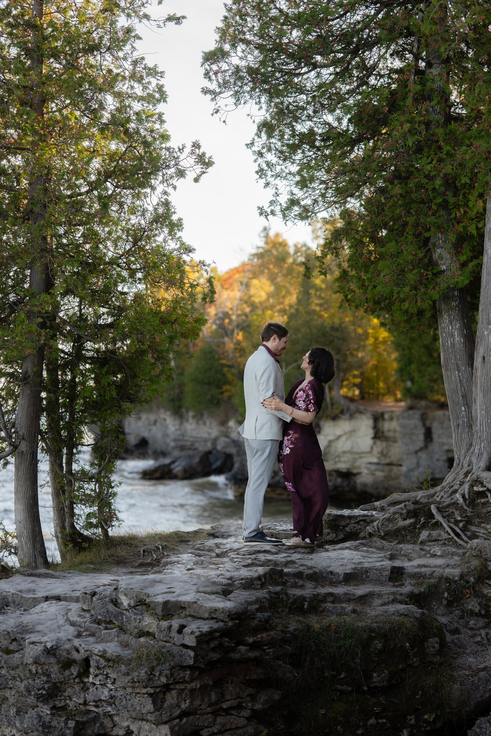 Cave Point County Park Elopement