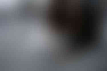 bride and groom on tumbled rocks trail devils lake