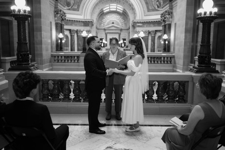 Wisconsin Capitol Elopement ceremony