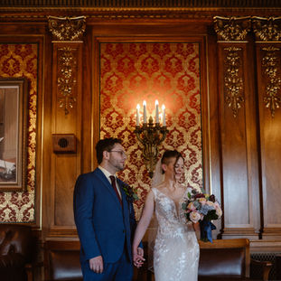Small Wedding in the Assembly Parlor at the Wisconsin Capitol