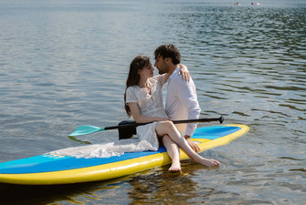 Devil's Lake Paddle Boarding Elopement
