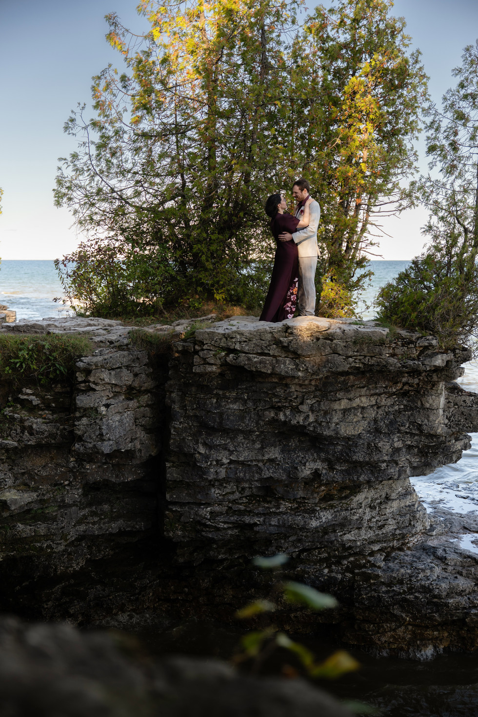 Cave Point County Park Elopement