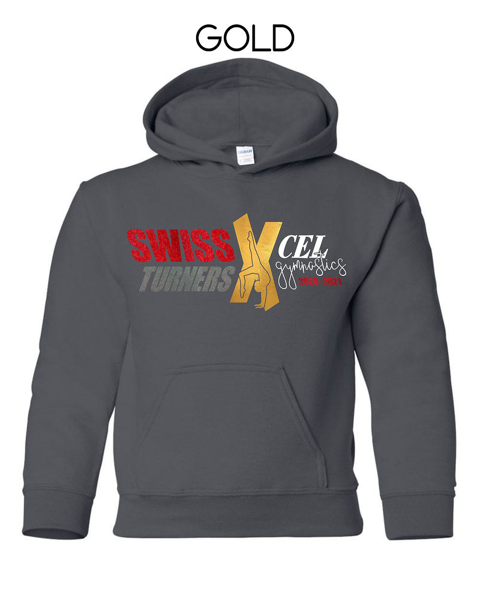 Thumbnail: Swiss Turners Xcel 2020 ~ Youth Hooded Sweatshirt