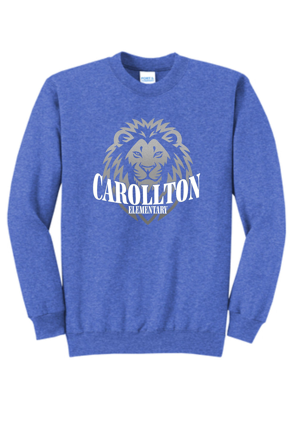 Thumbnail: Carollton Elementary ~ Unisex Fit Crewneck Sweatshirt ~ Lion Head De