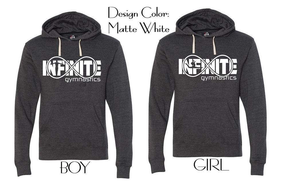 Thumbnail: Infinite Gymnastics ~ Adult Unisex Hoodie - Design Name: IG Infinity