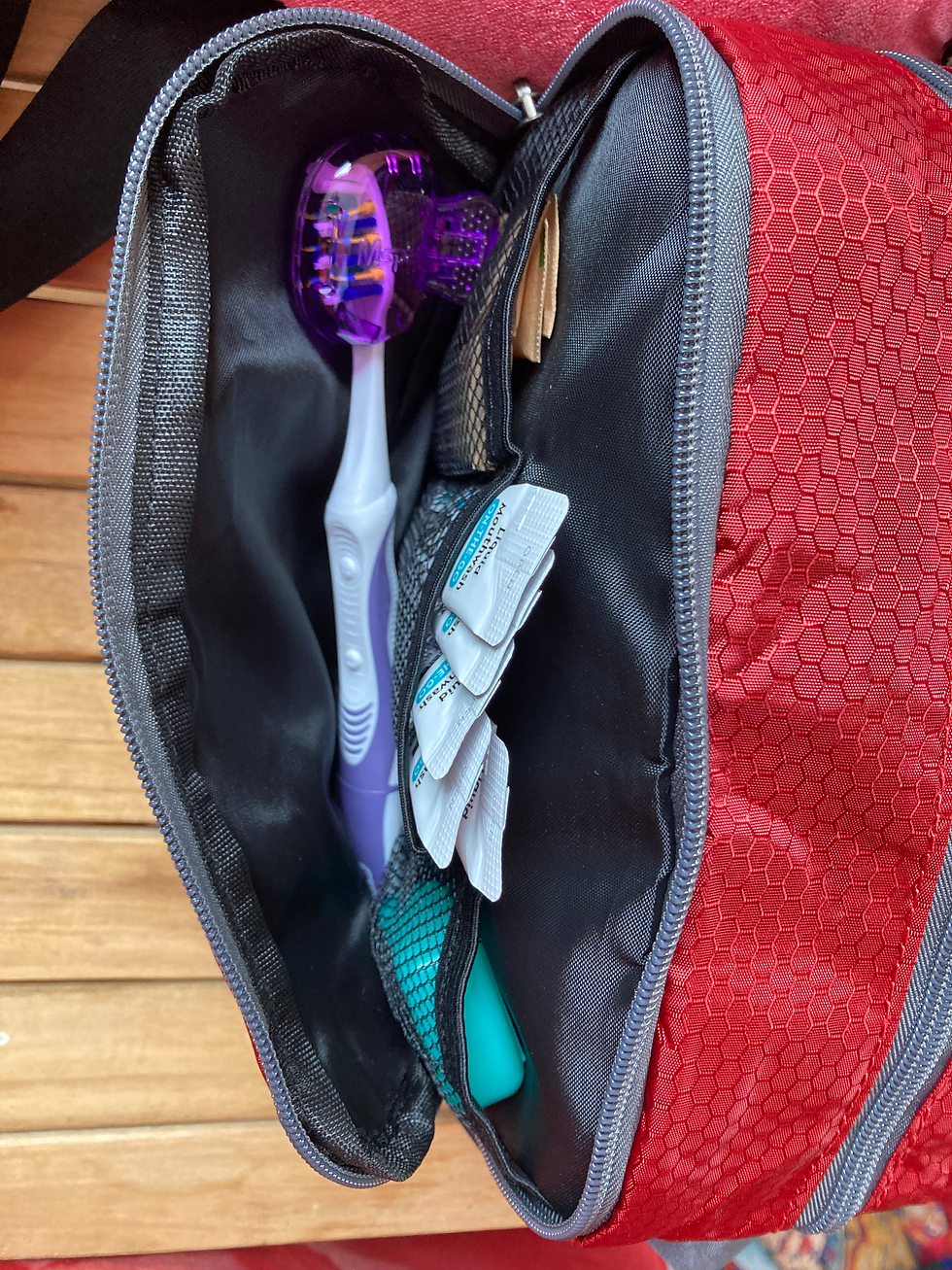 My mom and Tracy are responsible for the dental care products, I believe about 50/50 exactly. Thank you, both!!