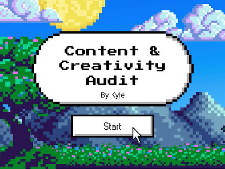 Blog post 3: Content and Creativity Audit