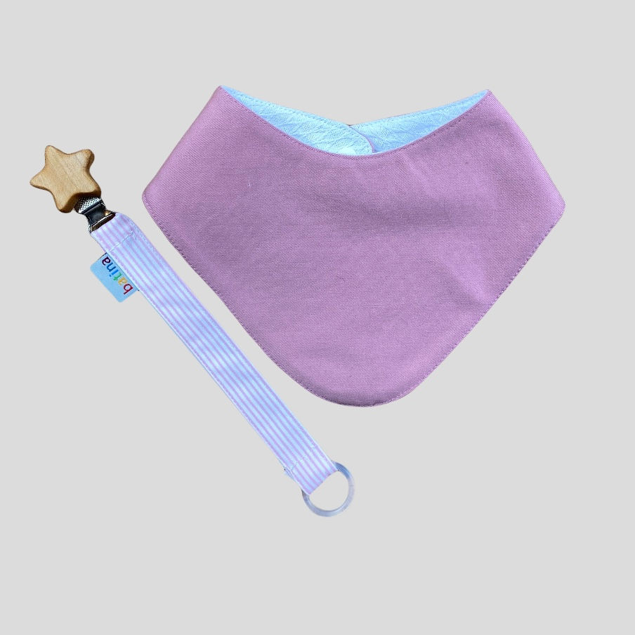 Miniaturbild: HALSTUCH & SCHNULLERBAND Rosa
