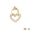 Thumbnail: Locked in Love Heart Charm