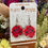 Thumbnail: Oriental Red Poppy Dangle Earrings (Wholesale)