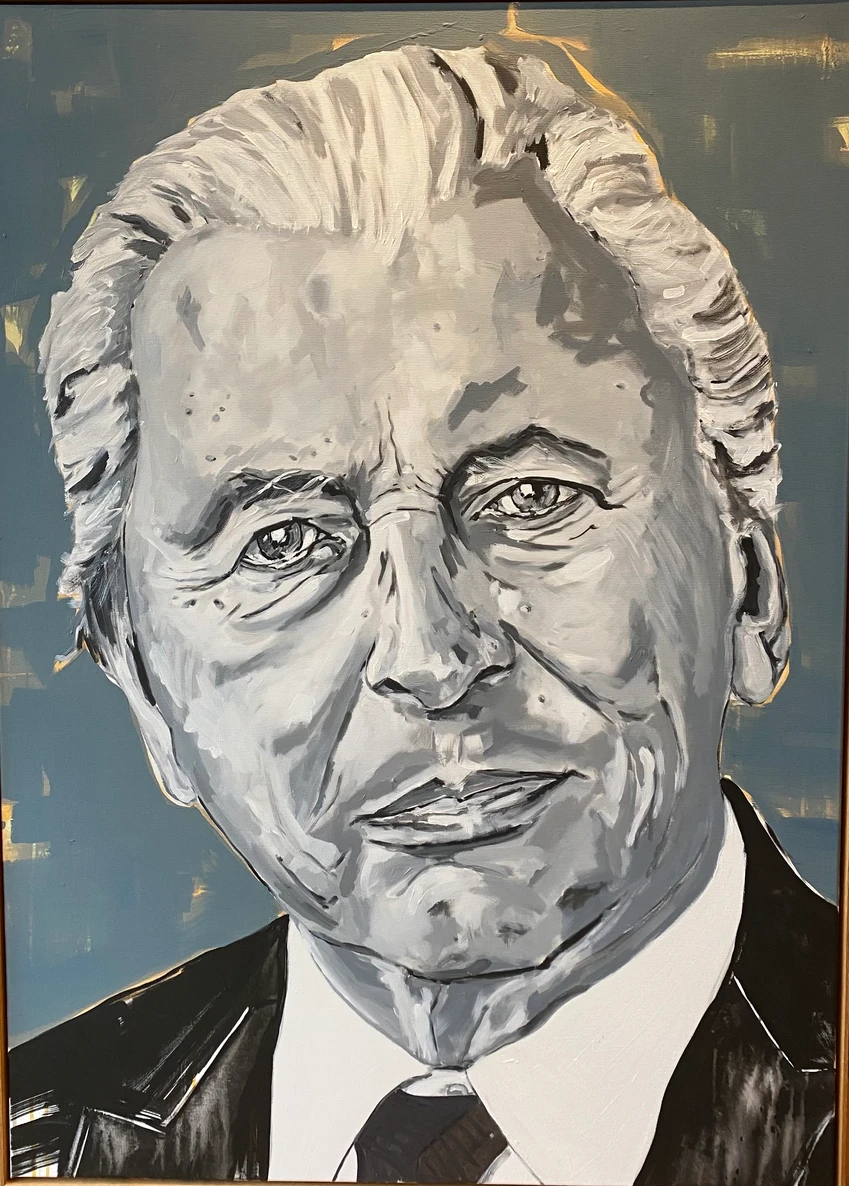 Kurt Georg Giesinger | CDU | 1966 - 1969 Acryl auf Leinwand | 140 x 100 | 2020